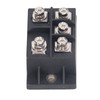 3 Phase Bridge Rectifier 75A 5 Terminal ABS Brass Heat