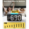 RGB Extra Loud Alarm Clock for Heavy Sleeper Hearing Impaired