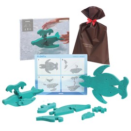 Shahol Flowic S11005AM (3 years old and up) Educational Toy / Wrapped, Whale Puzzle, Toy, Bath Play, Water Play, Pool, Gift, Birthday, Toddler, Boys, Girls,
