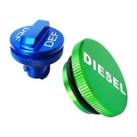 Diesel Fuel Cap（Strong magnetic） for Dodge ram,Billet Aluminum Fuel Cap Combo Pack,Magnetic Ram Diesel Billet Aluminum Fuel Cap and DEF Cap Combo for 2013-2018 Dodge Ram Truck 1500 2500 3500