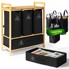 4 Section Recycling Bin for Kitchen – Dual Trash and