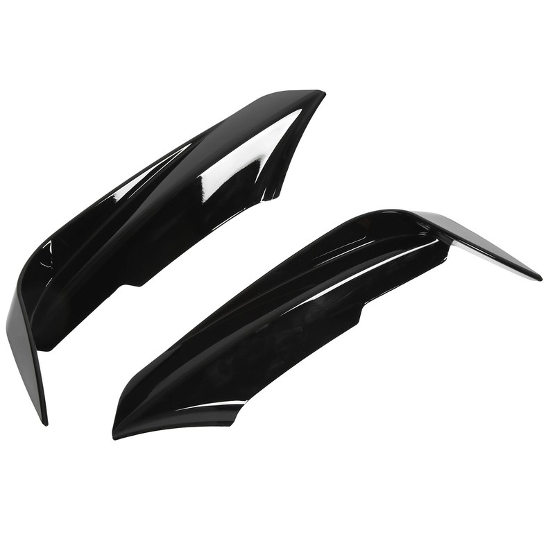 2pcs Front Bumper Vent Canard Splitter Left Right ABS Wind