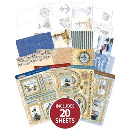 Hunkydory - Deluxe Craft Pad - Card Making Collection (Nautical Moments)