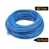iMBAPrice 1' Cat5e Network Ethernet Patch Cable, 10 Pack, Blue