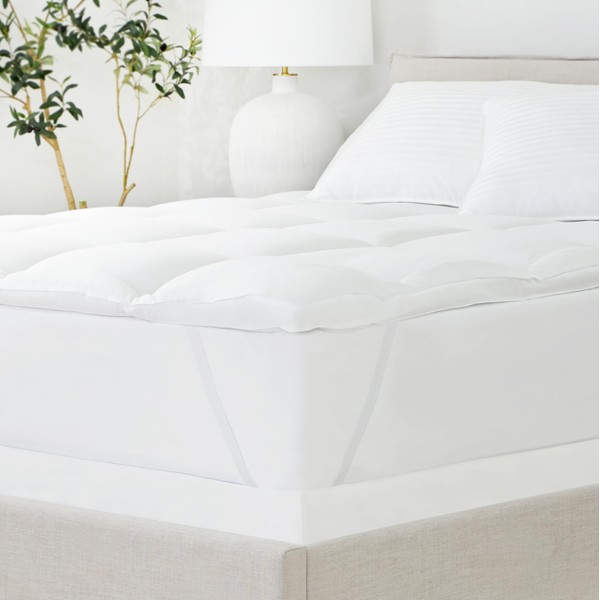 Merit Linens Plush Mattress Topper - TwinXL White