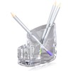 GemRich Makeup Brush Case, Makeup Brush Stand, Cosmetic Storage, Acrylic,