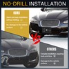No Drill Bumper License Plate Holder Fits Infiniti 2016-up Q50