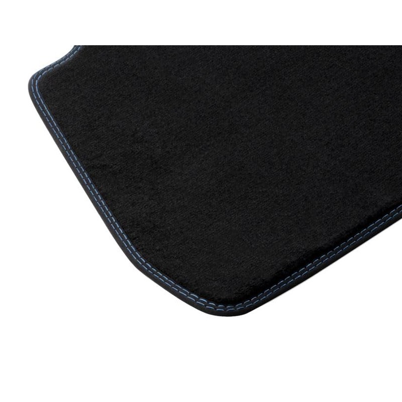 Ford Original Transit/Tourneo Courier Carpet Floor Mats Rear Black Stitching