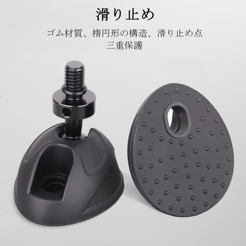 INNOREL Universal Tripod Foot Spike, 2.4 inches (60 mm), Rubber