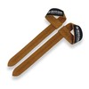 BEAR GRIP - Leather Weight Lifting Straps for Gym, Bodybuilding,