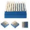 Mobestech 100pcs Wool Felt Polishing Bits Versatile Grinding and Buffing