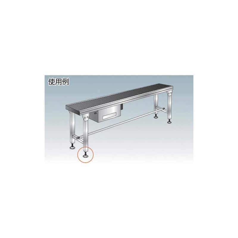 TRUSCO(トラスコ) アジャスターボルト M16×100 500kgタイプ 樹脂カバー付 NA-2-16X100