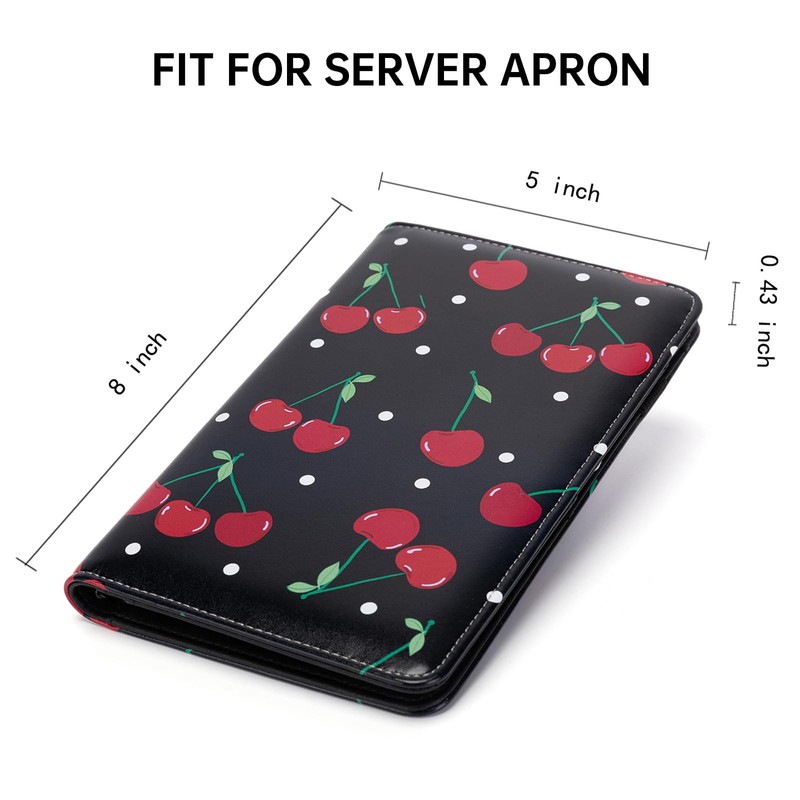 Server Book, Server Books for Waitress, Leather Server Book with