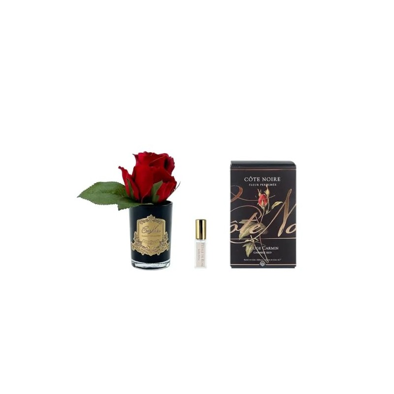 Cote Noire Perfumed Natural Touch Rose Bud - Black -