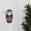 Please DO NOT DISTURB Door Hanger - Brushed Gold, 4"