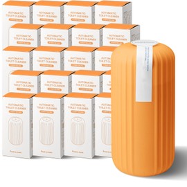 Fresh & Fresh Automatic Toilet Bowl Cleaners (Sunset Orange) - 20 Bottles(UPTO 2500 FLUSHES/Bottle), Commercial and Residential Toilet Cleaner 3-4 MONTH Lasting Toilet Bowl Cleaner Bottle