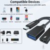 TRANLIKS USB C OTG Adapter with Charging, 2 in 1
