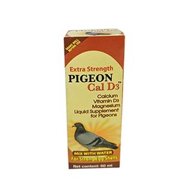 Interfarma us Pigeon Cal D-3 Liquid for Birds- 60 ML.