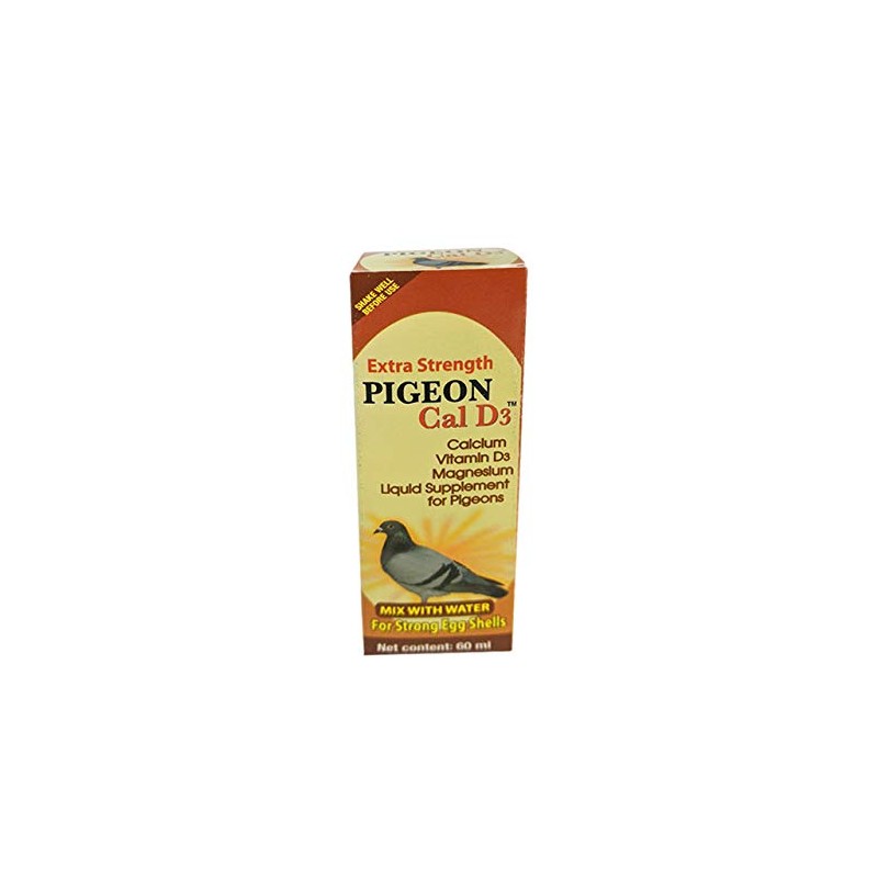 Interfarma us Pigeon Cal D-3 Liquid for Birds- 60 ML.