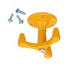 Fix&Easy Coat Hooks Yellow Clothes Hooks Ceiling Hook Swivel Hook