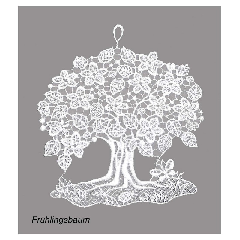 Set of 4 Window Stickers Four Seasons Trees High-Quality Window