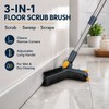 3-in-1 Floor Scrub Brush for Deep Cleaning – 360° Rotating