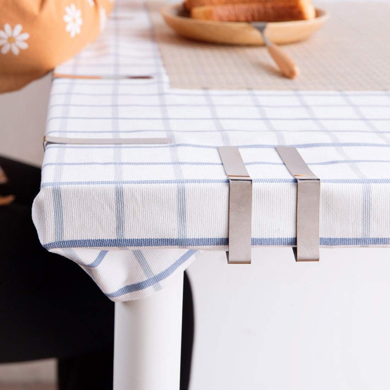 Kalevel Picnic Tablecloth Clips Extra Large Metal Clips Holder Table