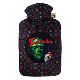 Hugo Frosch Frankenstein Hot Water Bottle with Classic 1.8 L Nicki Cover "Movie"