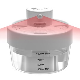 Cat Water Fountain for Drinking.Battery Operated Cat Water Fountain with Motion Sensor,Wireless Pet Water Fountain for Dog,Cat,1L/35oz Ultra-Quiet Water Fountains for Cats Indoor