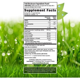 Irwin Naturals Irwin Naturals Mighty Moringa 1,000 mg with Chia, Coconut, Hemp, Avacado & Omega Superfoods - 60 Liquid Softgels with Pill Case