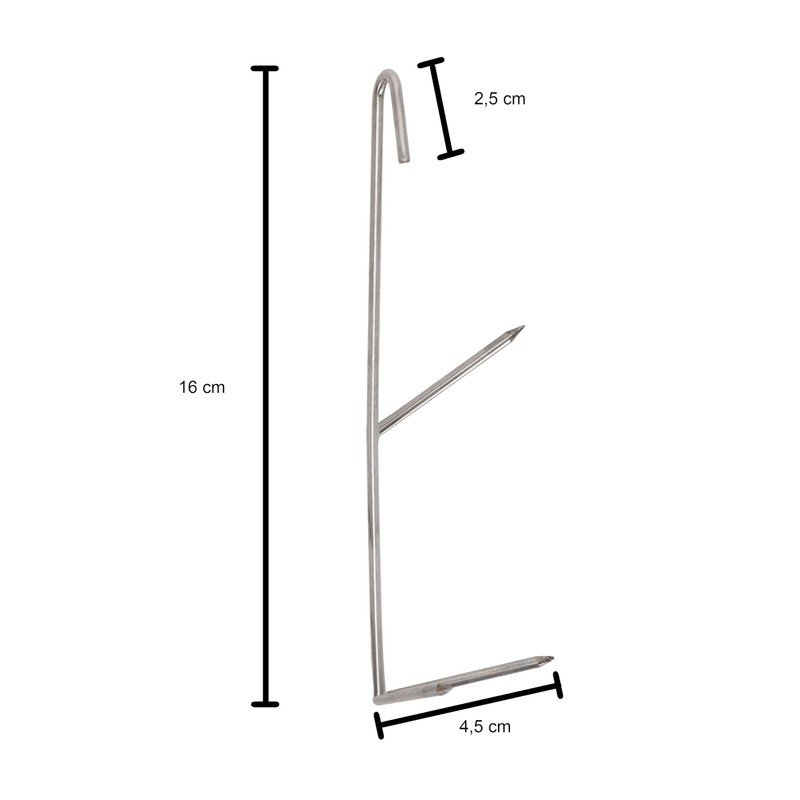 A&N Smoking Hooks Meat Hooks V-Shape 16 cm Pack of