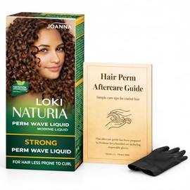 Joanna Naturia Perm Wave Liquid Strong 75ml – Curl Care Bundle Set Prepared by Probene with Aftercare Guide & Gloves