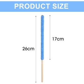 10PCS Mini Microfiber Dusters – Ultra-Thin Detail Brushes for Radiators, Vents, Blinds & Gaps – Washable Dusting Sticks for Narrow Space Cleaning