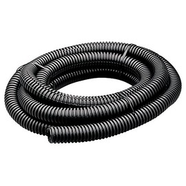 Flexible Polyethylene Wire Loom, 2 Inch Diameter, 7 Feet, Black