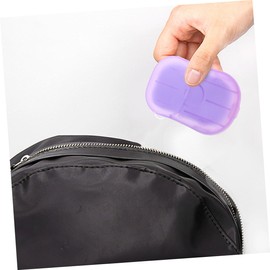 TOVINANNA Travel Soap Sheets Portable Travel Soap Slices with Lavender Milk and Lemon Scents Compact and Convenient Hand Washing for Hotels and Outdoor Use
