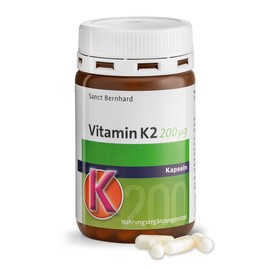 Sanct Bernhard Vitamin K2 (Menachinon-7, MK-7) 200 μg Capsules, Contents 120 Capsules for 4 Months