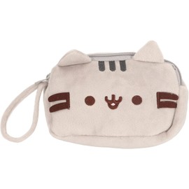 Bolsa de Aseo para Gatitos, Bolsa de Cosméticos de Lona, ​​gato Lechoso para Monedero Gris, Elegante y Lindo Bolso de Viaje para Cosméticos, Bolsos de Moda para Hacer Muñecas