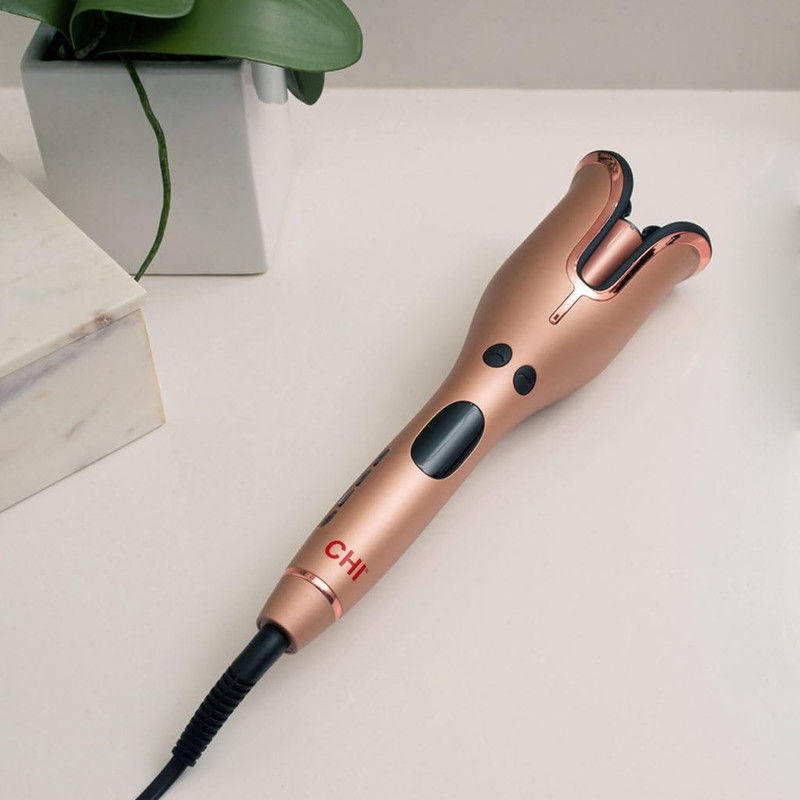 CHI Spin N Curl 1″ Ceramic Rotating Curling Iron, Adjustable