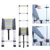 Aluminum Telescoping Ladder with Non-Slip Feet, 16.5FT Telescopic Ladder One