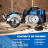 Dong Cheng Cordless Circular Saw 6-1/2-Inch 840W, Cutting Depth 59mm,