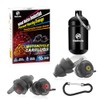 Naiicute Motorcycle Ear Plugs Wind Noise Reduction 2 Pairs, Prevent