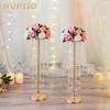 NUPTIO Gold Vases for Centerpieces Wedding - 10 Pcs 21.7in
