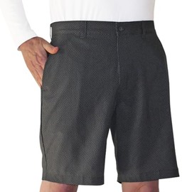 Ben Hogan Golf Men's Performance Modern Print Flat Front Shorts, 30" Black