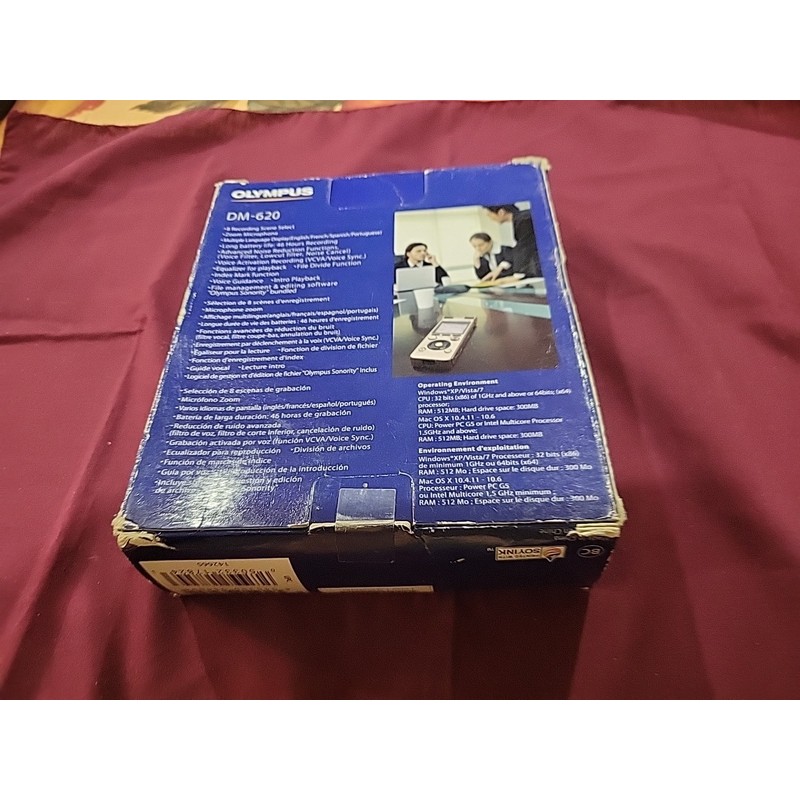 Olympus Digital Voice Recorder DM-620 NIB Open Box HTF