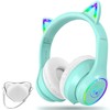 LOBKIN Bluetooth 5.4 Auriculares para niños con Funda - RGB