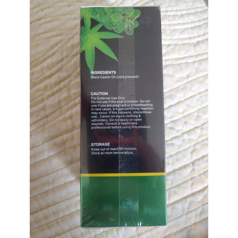 Al'iver Aliver Jamaican Black Castor Oil 4.04 Fl Oz. 100%