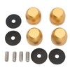 QANYEGN Speaker Isolation Stand Feet Set, Amplifier Shock Absorption Base