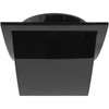 HVAC OV 6 Inch Black ABS Plastic Exhaust Dryer Vent