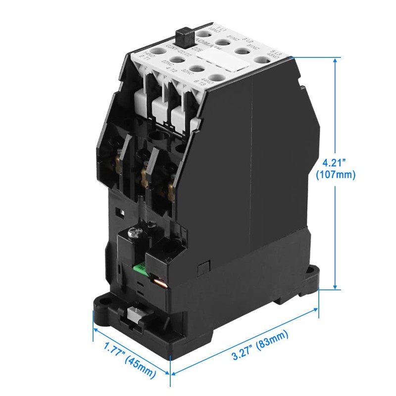 Baomain AC Contactor CJX1-22/22 AC 36V 50/60Hz Coil 20A 3-Phase