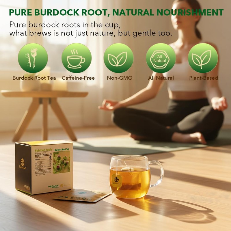 Soilmount - Burdock Root Tea - Pure Herbal Tea -
